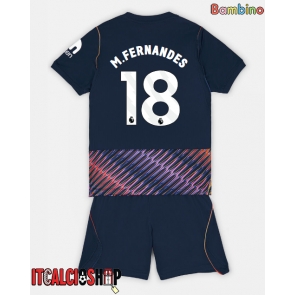 Tottenham Hotspur Mateus Fernandes #18 Seconda Maglia Bambino 2026-27 Manica Corta (+ Pantaloni corti)